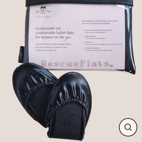 RescueFlats Comfortable Ballet Flats Shoe Sizes 8-9 NEW - Picture 6 of 9